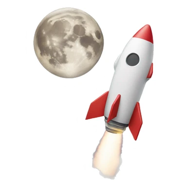 Guy with face hidden riding a rocket to the moon sticker