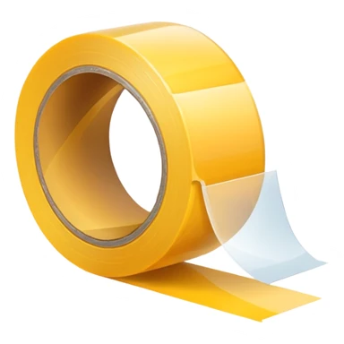 Packing tape or rope sticker