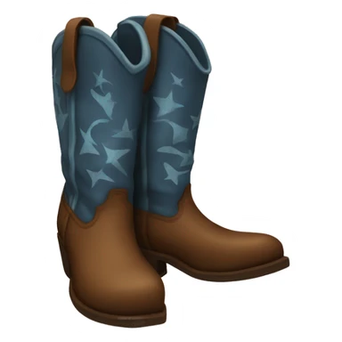 Cowboy boots sticker