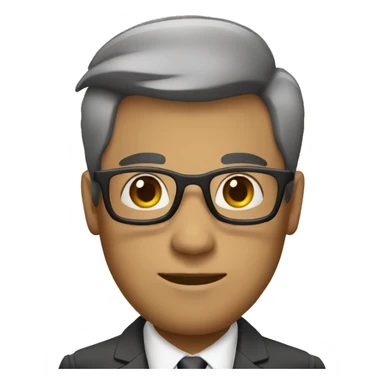 Hobre en traje elegante fumando sticker