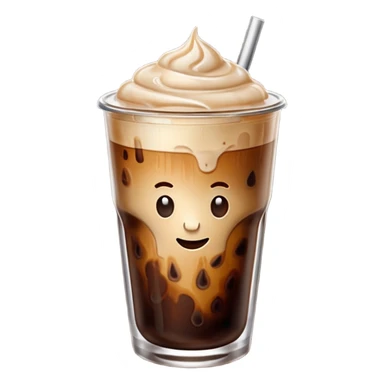 Iced coffee sticker