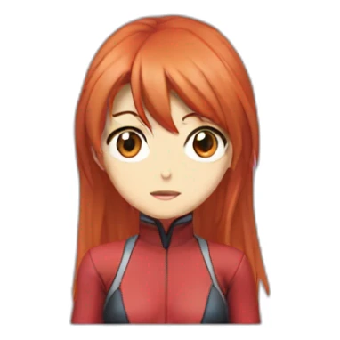 asuka langley sticker