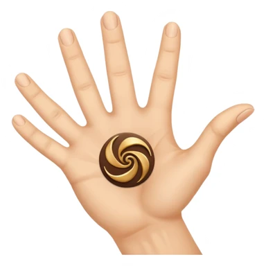Triskelion hand signal sticker