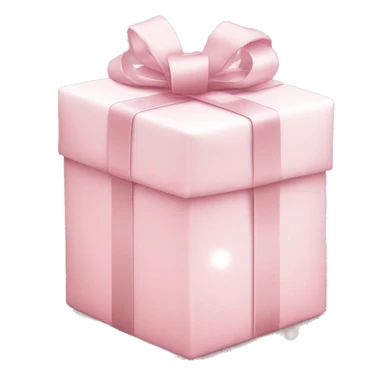 Light pink Christmas gifts under a white Christmas tree  sticker