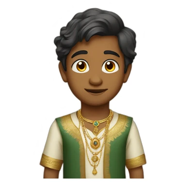 indian boy rich sticker