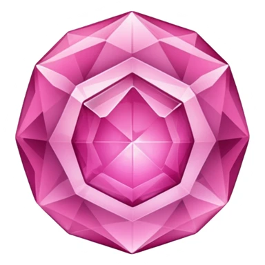 Pink crystal  sticker