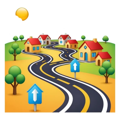 roadmap for business presentation sticker