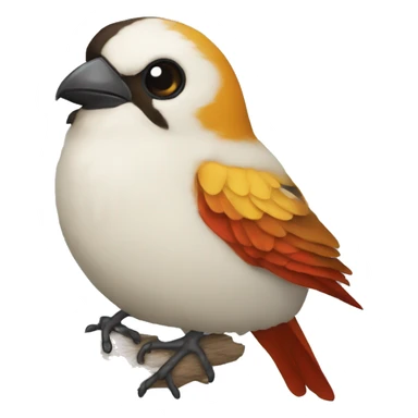 Pajaro petirrojo sticker