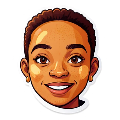 Hyperpigmentation meme sticker