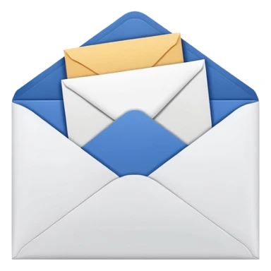 stack of envelopes with letters sticker