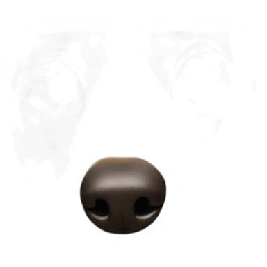 Dog head reality dachshund half - side sticker