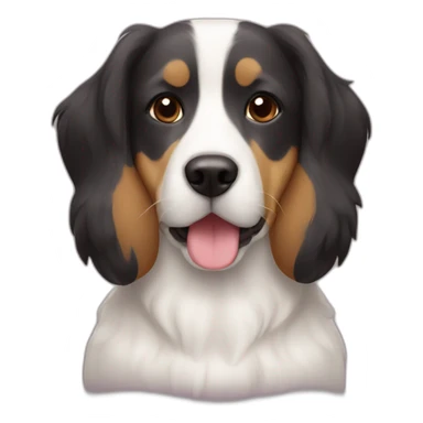 Amour chien chienne sticker
