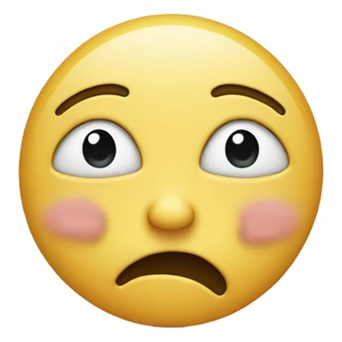 Peace sign with crying face sticker