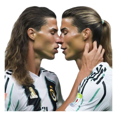 Cristiano Ronaldo kiss georgina sticker