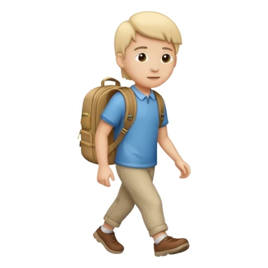 Icon going to school sticker