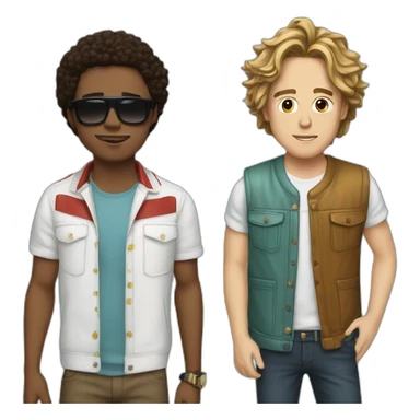 Mcfly and Carlito sticker