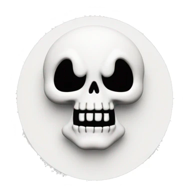 Hell background, white mvp inscription, a small skeleton man in the corner sticker