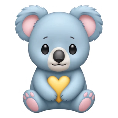 koala bear GIF emojis created based on BTS BT21 Koya character, i want the same aesthetics and can be uploaded to Slack. i want it to be REAL CUTE sticker