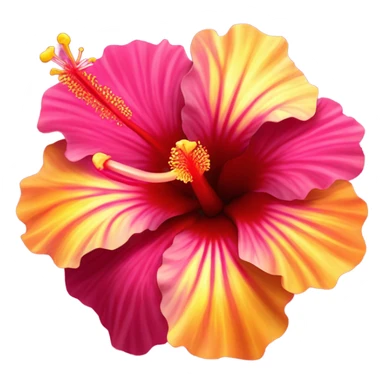 hibiscus flower  sticker