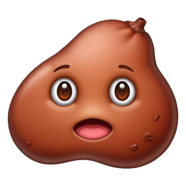 create a raw liver emoji sticker