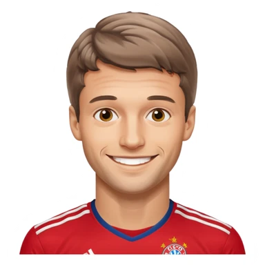 FC Bayern Deutscher Fußball Meister Thomas Müller sticker