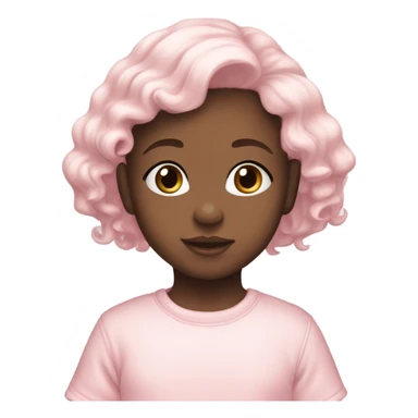 baby pink clean girl sticker