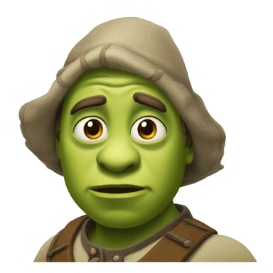 Shreck looking caught sticker
