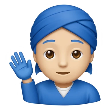 On Crip emoji with words sticker