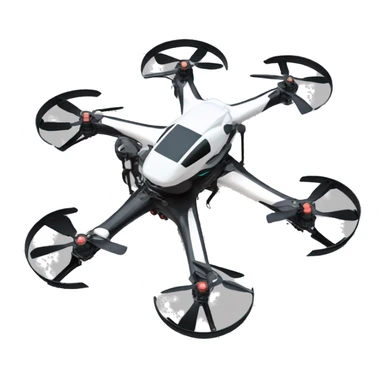 EVTOL multicopter 8 arms and 16 motors sticker