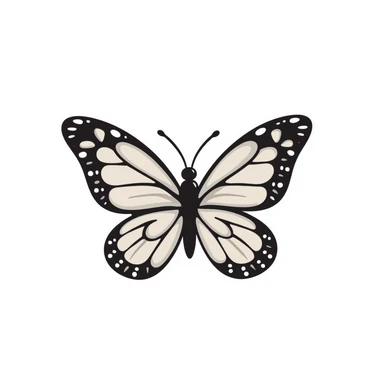 a butterfly with detailed wings and delicate patterns, in pastel colors dd9fb0, ffc6d3, a3bfc9, c4bee2, f1b091 sticker