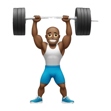 lifting weights sticker