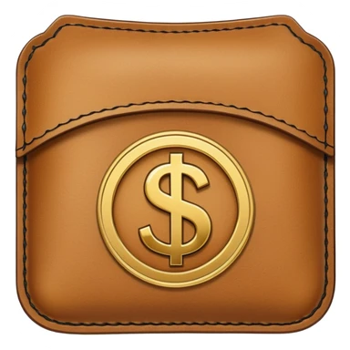Cash pocket with a dollar symbol sticker