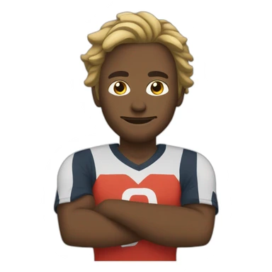 Muzan qui joue au foot sticker