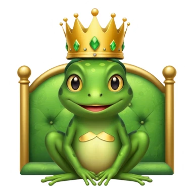 Princesse frog in her bedroom sticker
