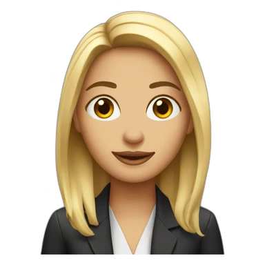 Publicist girl sticker