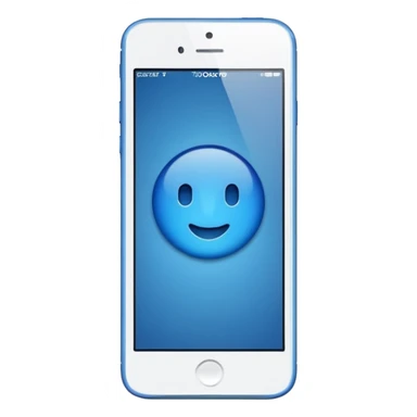 iPhone 16 blue sticker