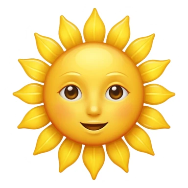 make a sun without faces sticker