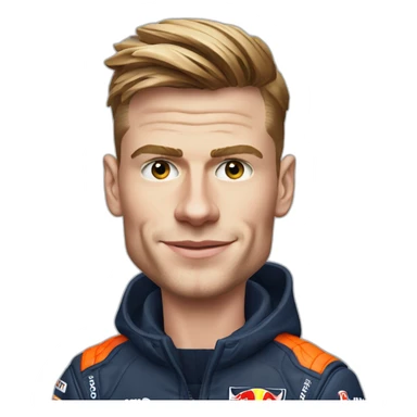 Max verstappen sur une monoplace sticker