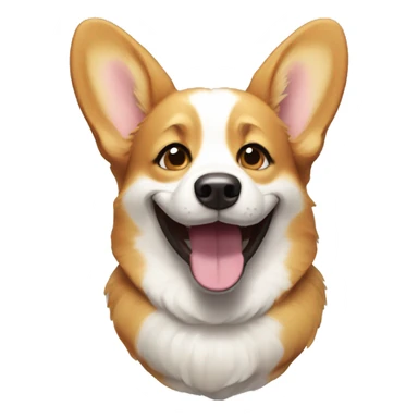 Corgi smiling sticker