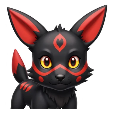 Guilmon-Houndour-Umbreon-hybrid sticker