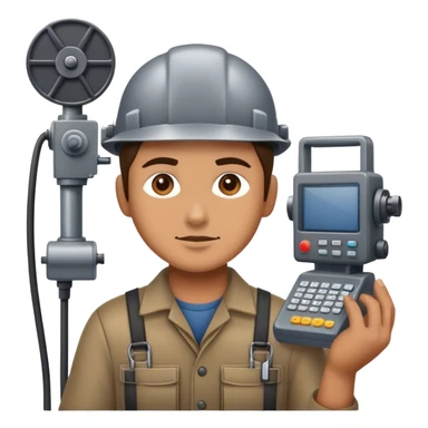 Wire drawing operator sticker