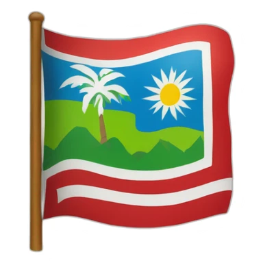 drapeau de tahiti sticker