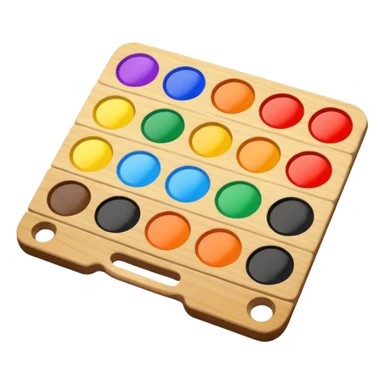 artist's palette sticker