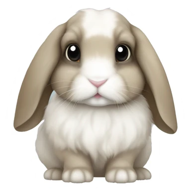 Holland lop bunny sticker