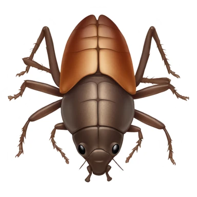 cockroach with bow sticker