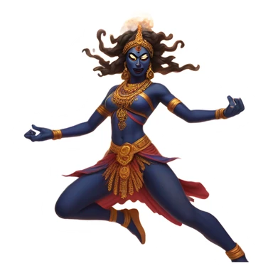 kali arising from ashes sticker