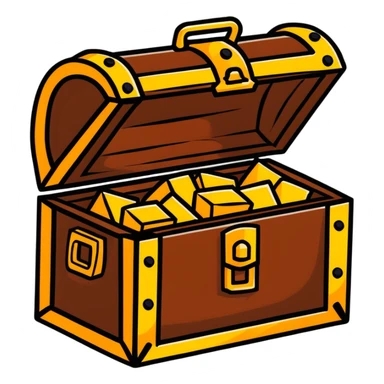 Robux treasure chest sticker