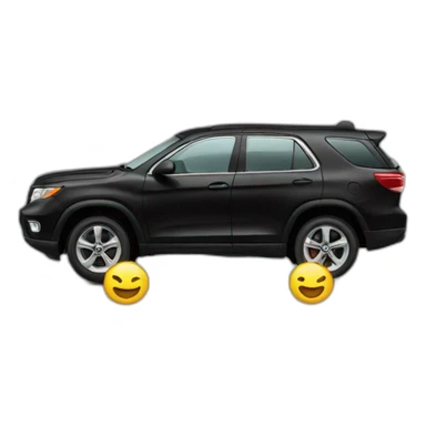 hoodie in a black big car sticker