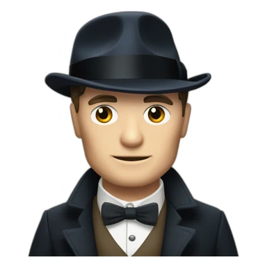 Tommy shelby peaky blinders drinking whisky sticker