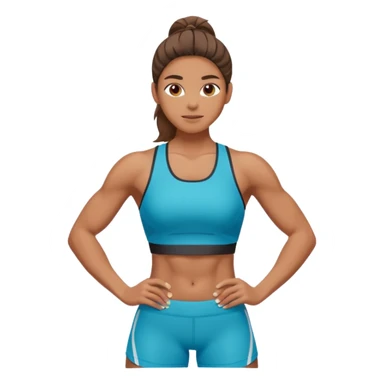 athlete model  sticker